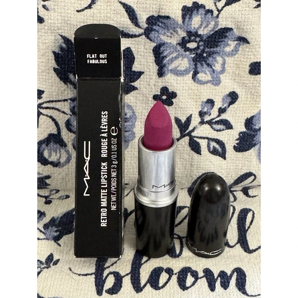 MAC Retro Matte Lipstick - Flat Out Fabulous - .10 oz / 3g - NIB